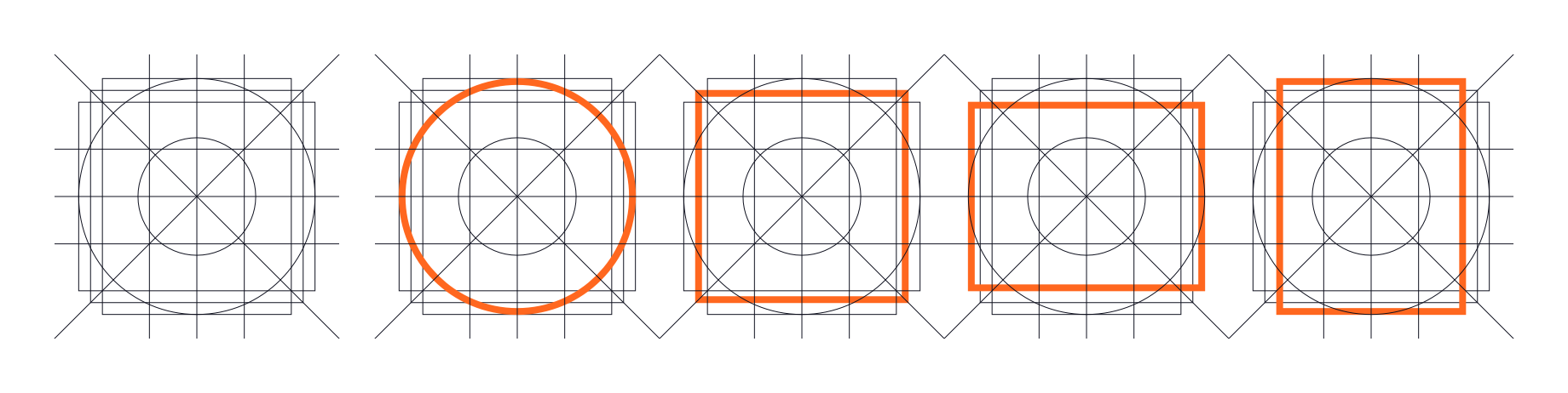image of grids and icon forms